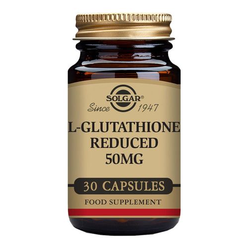 L-GLUTATHIONE (Aminoacid L-glutation redus) 50mg, 30 capsule | Solgar Solgar Comprimate şi Capsule