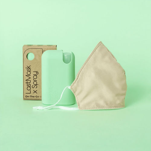 Mască de față & spray reutilizabile LastMask & Spray Green | LastObject