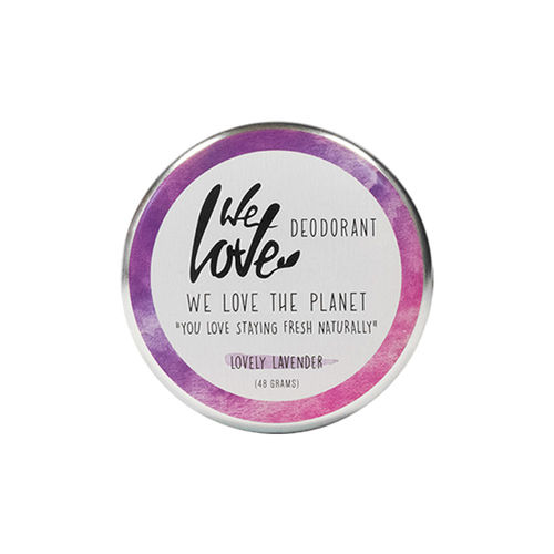 Deodorant Natural Cremă – Lovely Lavender – Cutie Metalică, 48g | We Love The Planet viataverdeviu.ro