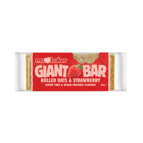 Baton din ovăz cu căpșuni 90g | ma baker