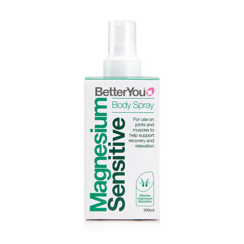 Magnesium Sensitive Body Spray, 100ml | BetterYou 100ml Produse recomandate