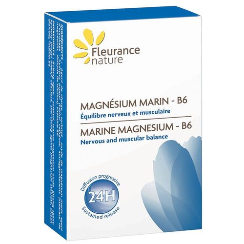 Magneziu Marin + B6, 60 comprimate | Fleurance Nature B6 imagine noua marillys.ro