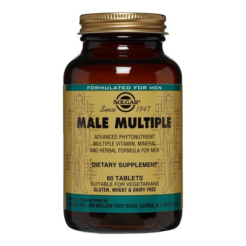 Male Multiple (Multivitamine și Minerale Pentru Bărbați), 60 tablete | Solgar SOLGAR imagine noua reduceri 2022
