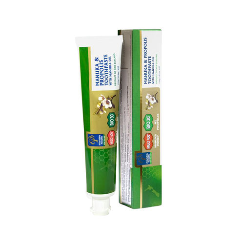 Pastă de dinți cu Miere de Manuka MGO™ 400+, Propolis BIO30™ și Ulei de Manuka 100g | Manuka Health