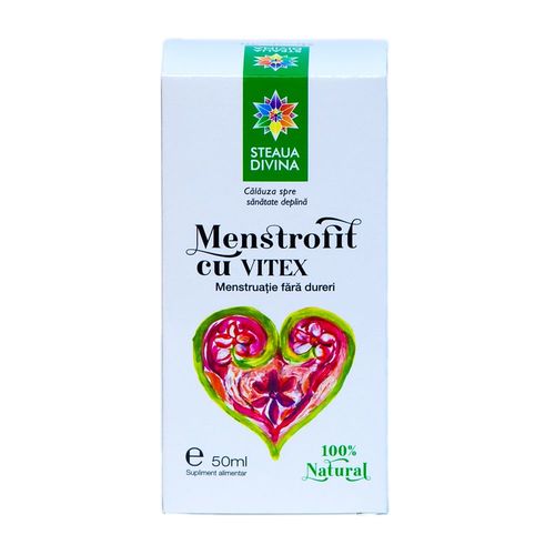 Menstrofit cu Vitex, 50ml | Steaua Divină imagine 2021 Steaua Divină