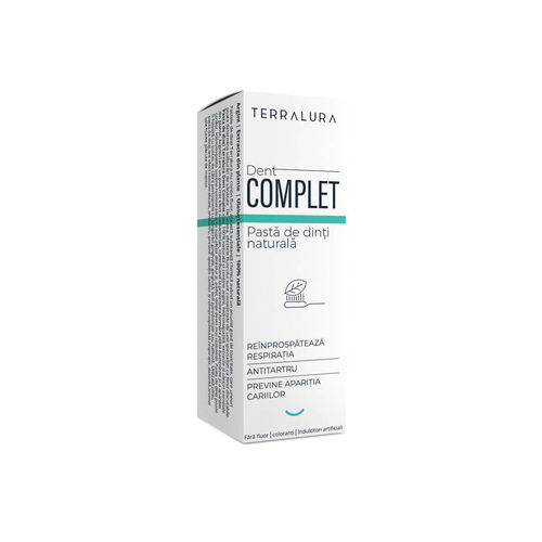 Dent COMPLET Pastă de dinți naturală, 75ml | Terralura