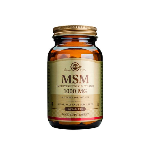 Msm (metilsulfonilmetan) 1000mg, 60 Tablete | Solgar