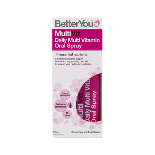 Multivit Oral Spray, 25ml | BetterYou 25ml imagine noua marillys.ro