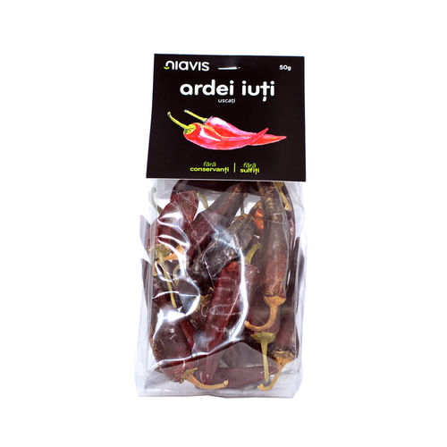 Ardei iuţi uscaţi 50g | niavis 