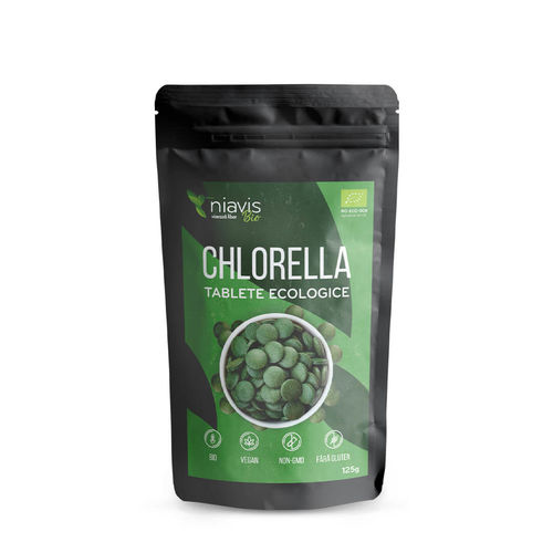Chlorella Tablete Ecologice/Bio 125g 