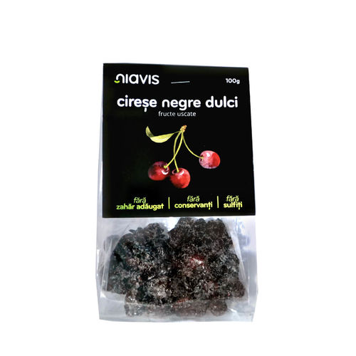 Cirese negre dulci uscate 100g | niavis 