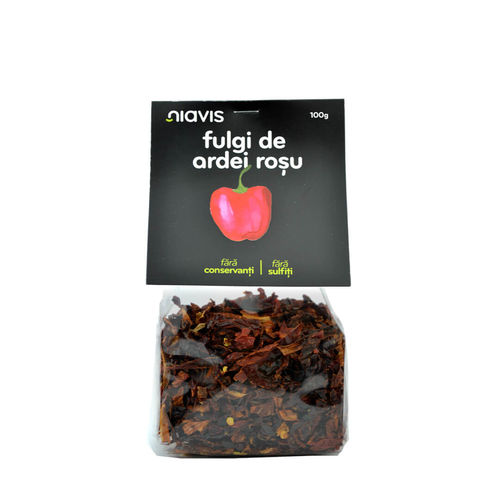 Fulgi de ardei roşu dulce 100g | niavis 