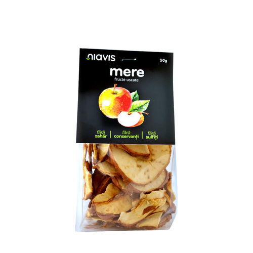 Rondele de mere deshidratate 50g | niavis 