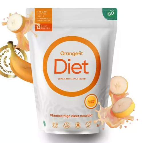 Diet – Pudră pentru slăbit cu aromă de banane, 850g | Orangefit Pret Mic Orangefit imagine noua