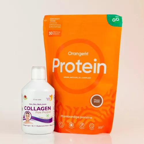 Pachet Provocare Iulie - Strălucire și Slăbire, Protein Ciocolată și Colagen lichid - Recomandat Iulia Bledea