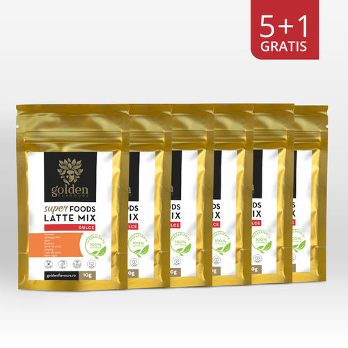 Superfoods Latte Mix Tasty 10g 5+1 Gratis | Golden Flavours 