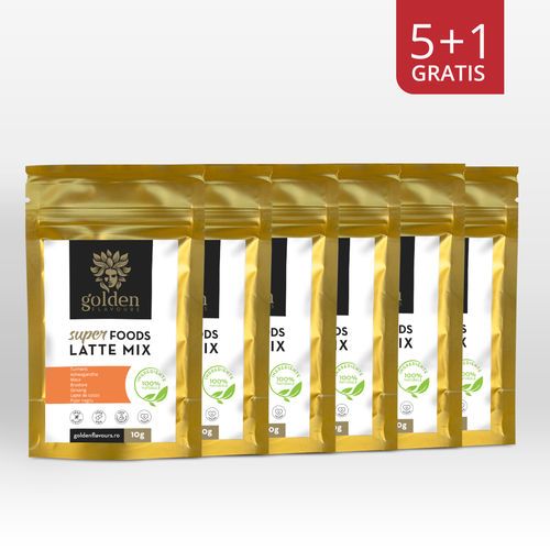 Superfoods Latte Mix 10g 5+1 Gratis | Golden Flavours 