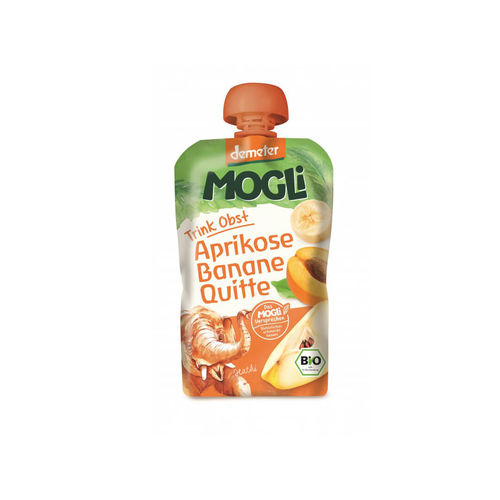 Piure eco/bio de caise, banane şi gutui 100g | mogli