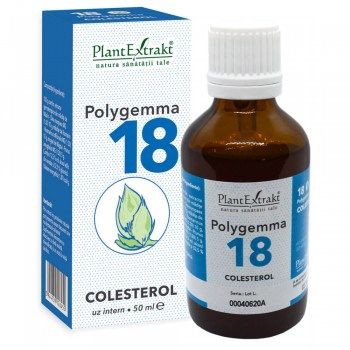POLYGEMMA Nr.18 (Colesterol), 50ml | Plantextrakt Pret Mic Plantextrakt imagine noua