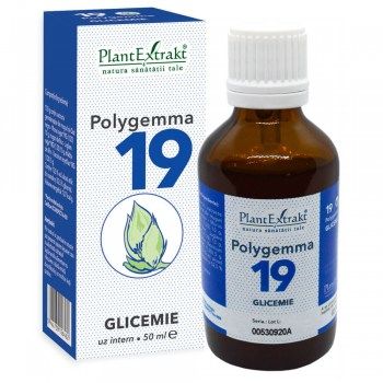 POLYGEMMA Nr.19 (Glicemie), 50ml | Plantextrakt imagine 2021 PlantExtrakt