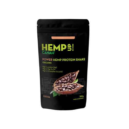 Shake Proteic de Cânepă și Cacao ECO POWER Hemp Up, 300g | Canah Pret Mic Canah imagine noua