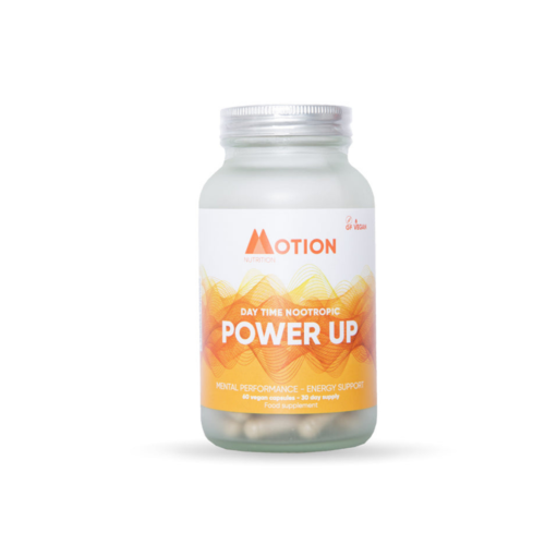 Power Up – Performanta mentala, Aport de energie  – 60 capsule | Motion Nutrition Motion Nutrition