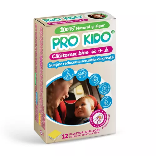 Plasturi difuzori pentru copii, Călătoresc bine, 12 buc | Pro Kido Guard bine imagine noua marillys.ro
