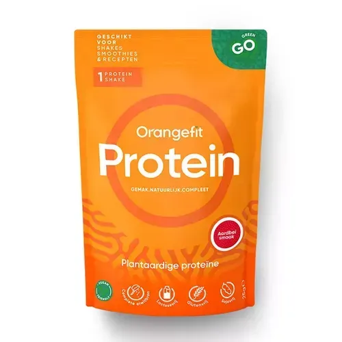 Proteină Vegetală cu Aromă de Căpșuni | Orangefit