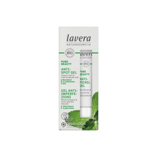 Gel anti acnee cu menta, zinc si acid salicilic natural, 15 ml | Lavera Acid Cosmetice