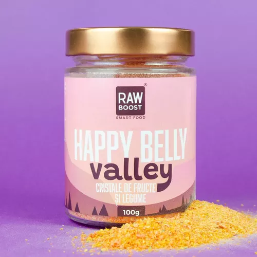 Happy Belly Valley - Cristale De Fructe Si Legume - Digestie Usoara, 100g | Rawboost