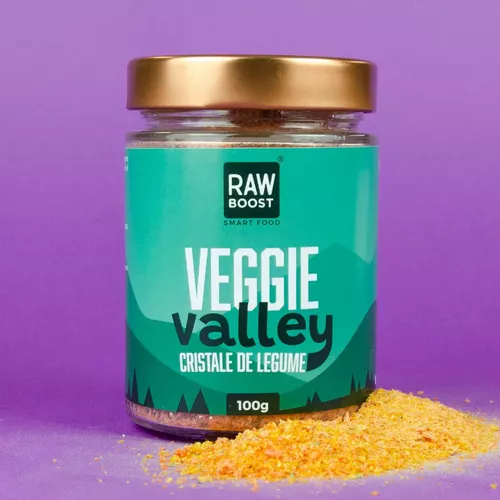 Veggie Valley - Cristale De Legume - Aport De Vitamine Si Minerale, 100g | Rawboost