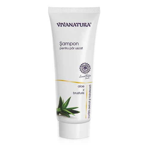 Șampon Pentru Păr Uscat cu Aloe și Brusture, 250 ml | Vivanatura viataverdeviu.ro imagine noua