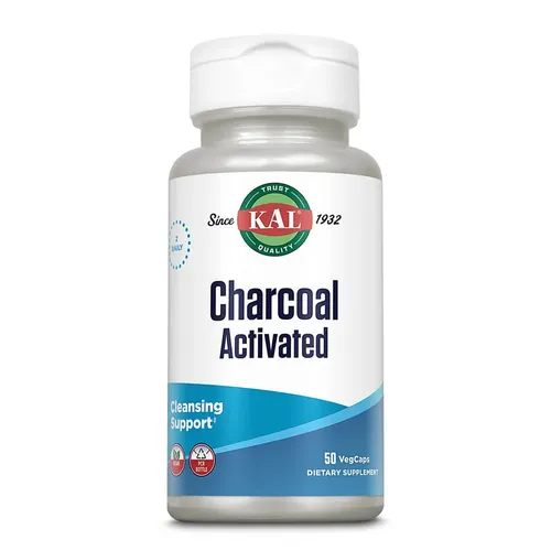 Charcoal Activated (Cărbune medicinal) 280mg, 50 capsule vegetale | Secom
