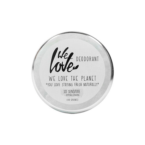 Deodorant Natural Cremă – SO Sensitive – Cutie Metalică, 48g | We Love The Planet viataverdeviu.ro