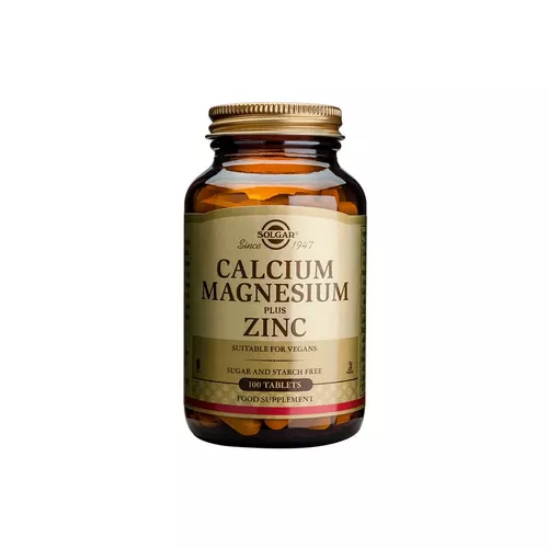 Calcium Magnesium + Zinc 100 tablete | Solgar 100 imagine noua marillys.ro