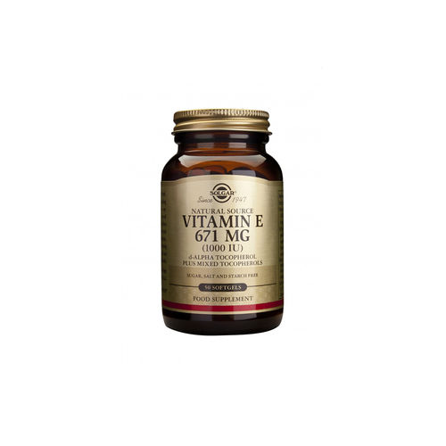 Vitamina E 1000 IU, 50 capsule moi | Solgar Solgar imagine noua