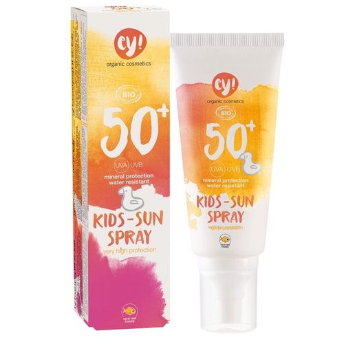 Spray Bio Protecție Solară Bebe și Copii FPS 50+, 100ml – ey! | Eco Cosmetics Pret Mic Eco Cosmetics imagine noua