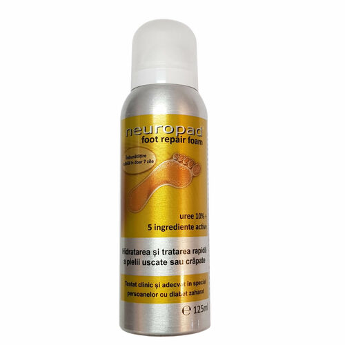 Spumă hidratantă cu uree 10% + 5 ingrediente active, spray 125 ml | Neuropad Bio-Synergie Activ Bio-Synergie Activ