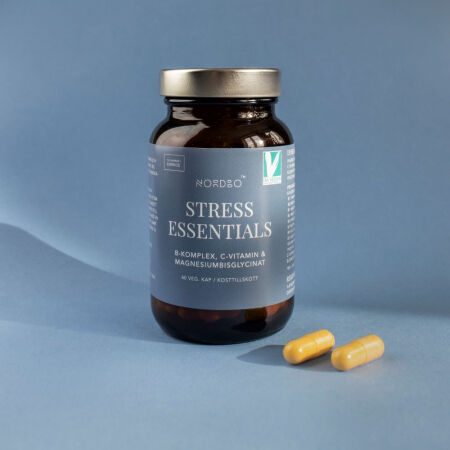 Stress Essentials – B-complex cu vitamina C si Magneziu – 60 capsule | Nordbo Pret Mic Nordbo imagine noua