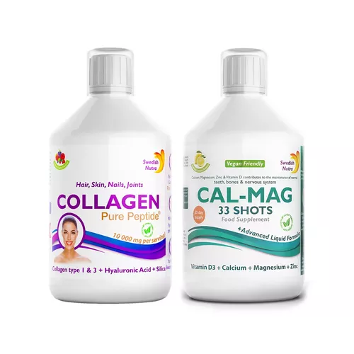 Pachet 2 Provocare Iulia Bledea, Cal+mg+zn +Colagen lichid