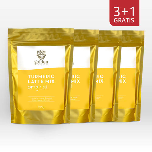 Turmeric Latte Mix 210g 3+1 Gratis | Golden Flavours Golden Flavours Golden Flavours