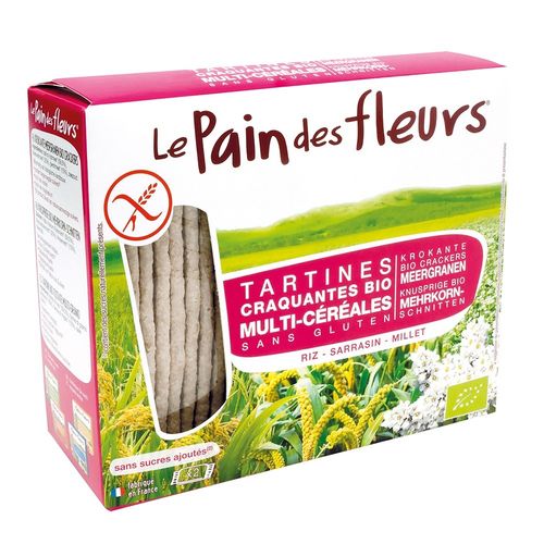 Turte Crocante Multicereale Fără Gluten, 150g ECO| Le Pain des Fleurs 150g