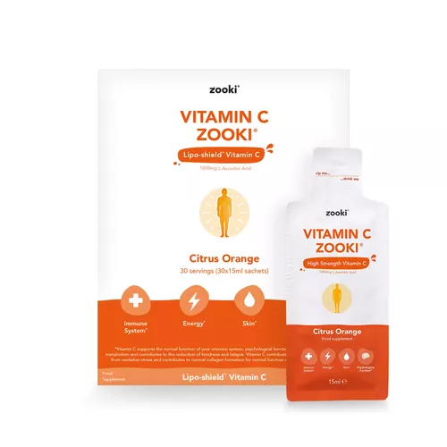 Vitamina C lipo-shield, cu aromă de portocale | Zooki Aromă imagine noua marillys.ro