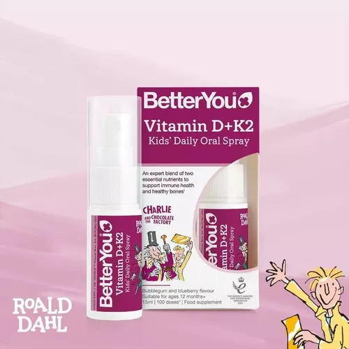 Vitamina D+K2 Kids Daily Oral Spray, 15 ml | BetterYou Pret Mic BetterYou imagine noua