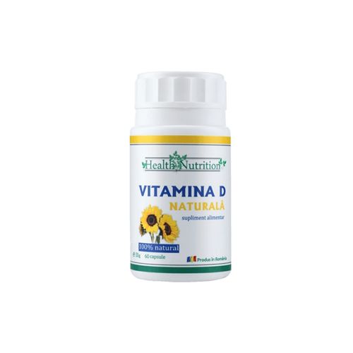 Vitamina D Naturală, 60 capsule | Health Nutrition Health Nutrition imagine noua