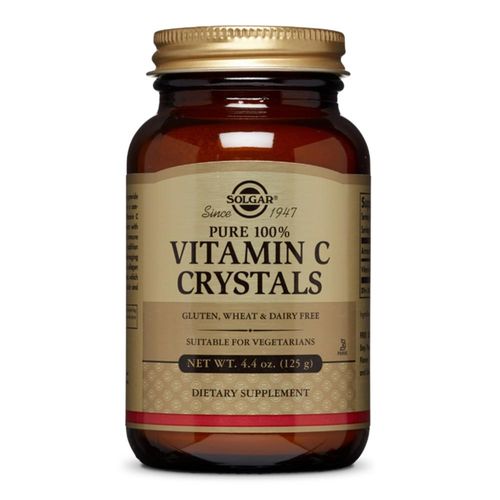 Vitamina C CRYSTALS (Acid L-ascorbic pur) 1125mg, 125g | Solgar SOLGAR imagine noua reduceri 2022