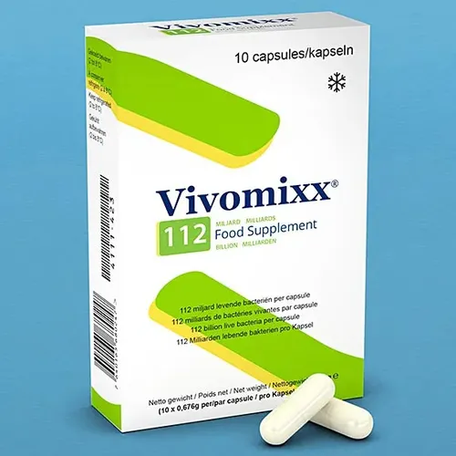 Supliment alimentar cu 112 miliarde bacterii, 10 capsule | Vivomixx
