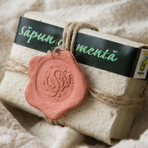 Săpun natural cu mentă, 130g | herbaris