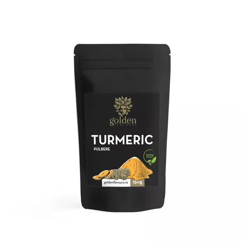 Turmeric Pulbere 100% Naturala, 150g | Golden Flavours