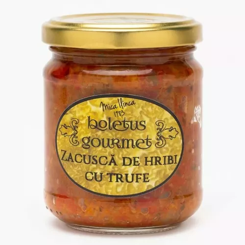 Zacuscă naturală de hribi cu trufe, 200g | mica ilinca